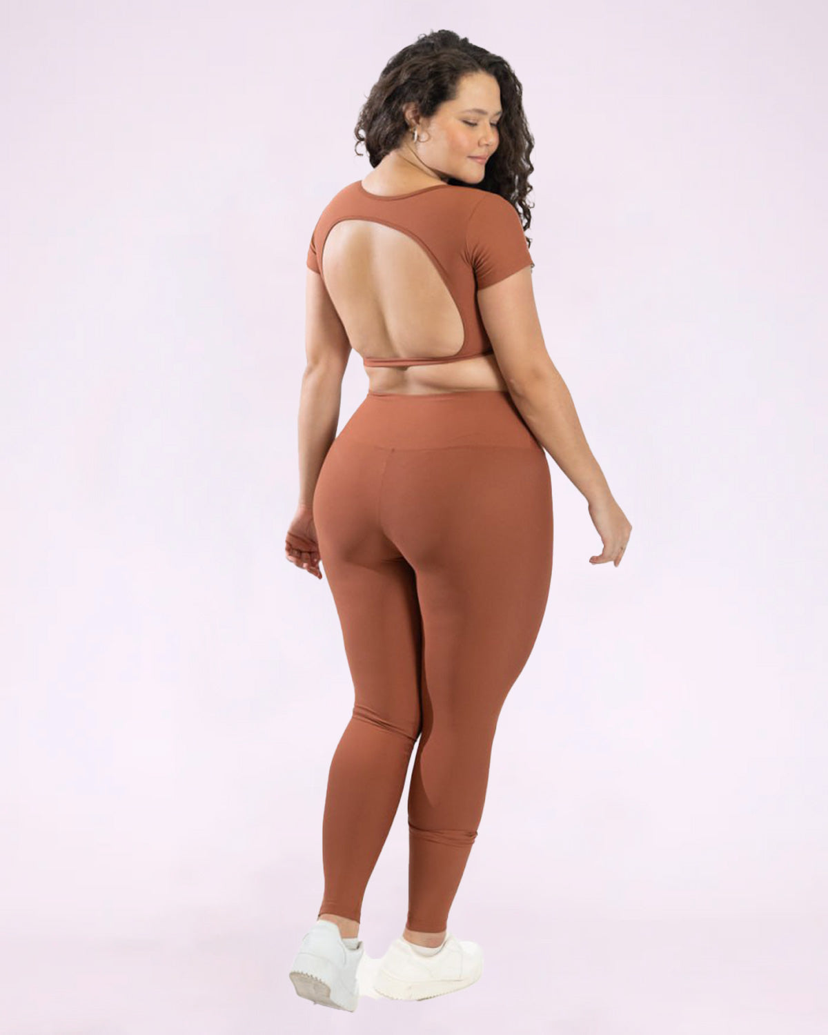 Conjunto Legging Básica Curve Plus Size + Top Alice