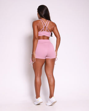 Conjunto Short Básico Cross Valência + Top Lu