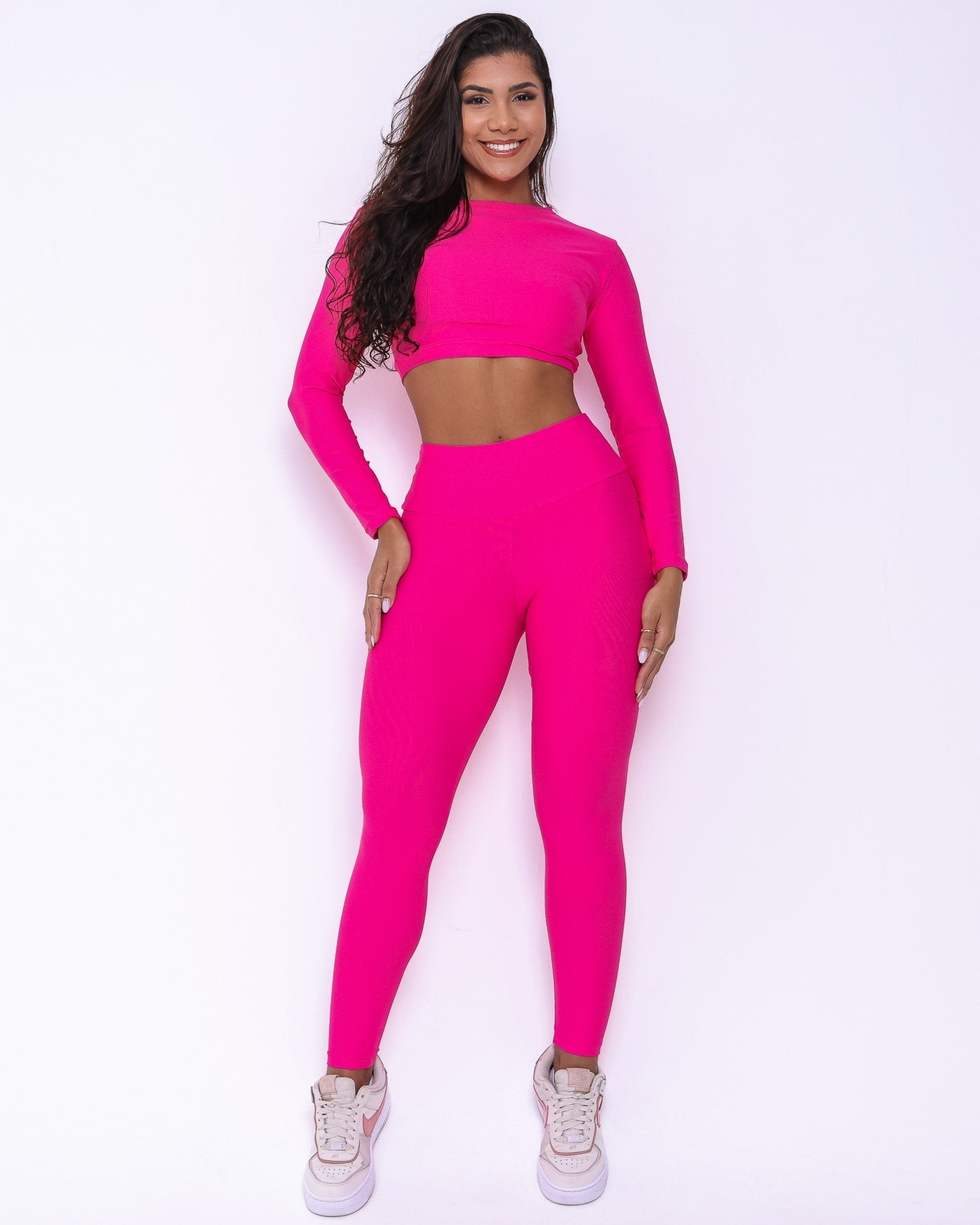 Conjunto Legging Básico Light + Top Manga Longa