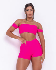 Conjunto Short Básico Curtinho Fluitty + Top Ciganinha