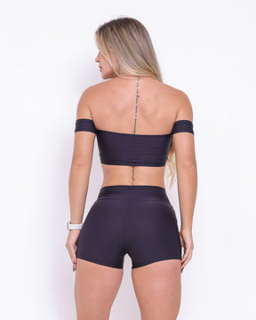 Conjunto Short Básico Curtinho Fluitty + Top Ciganinha