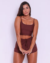 Conjunto Short Básico Fluitty + Top Regatinha