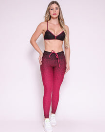 Conjunto Legging Empina Bumbum Degradê + Top Rafa