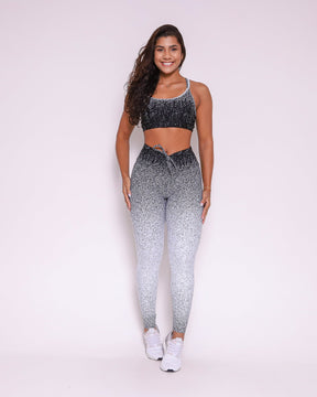 Conjunto Legging Empina Bumbum Degradê + Top Lu