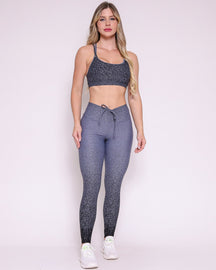 Conjunto Legging Empina Bumbum Degradê + Top Lu