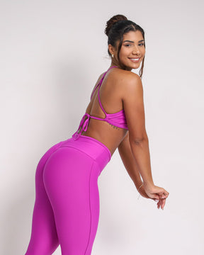 Conjunto Legging Empina Bumbum Vivo Compressão + Top Paula