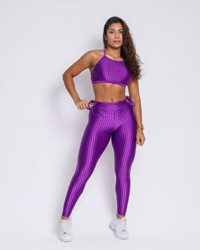 Conjunto Legging Empina Bumbum Cirre + Top Paula