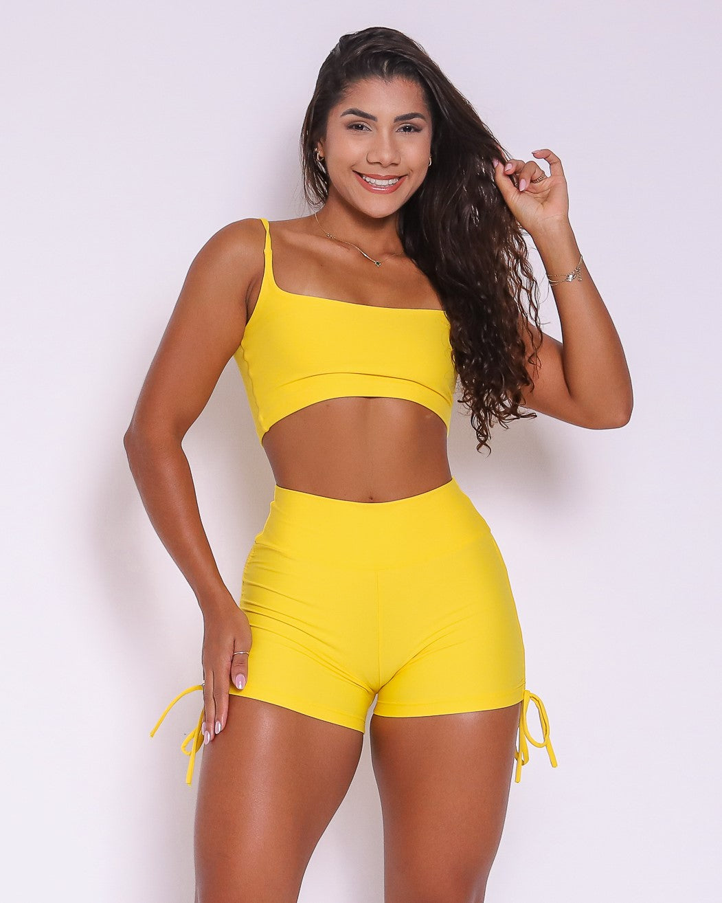 Conjunto Short Básico Cross Light + Top Bruna