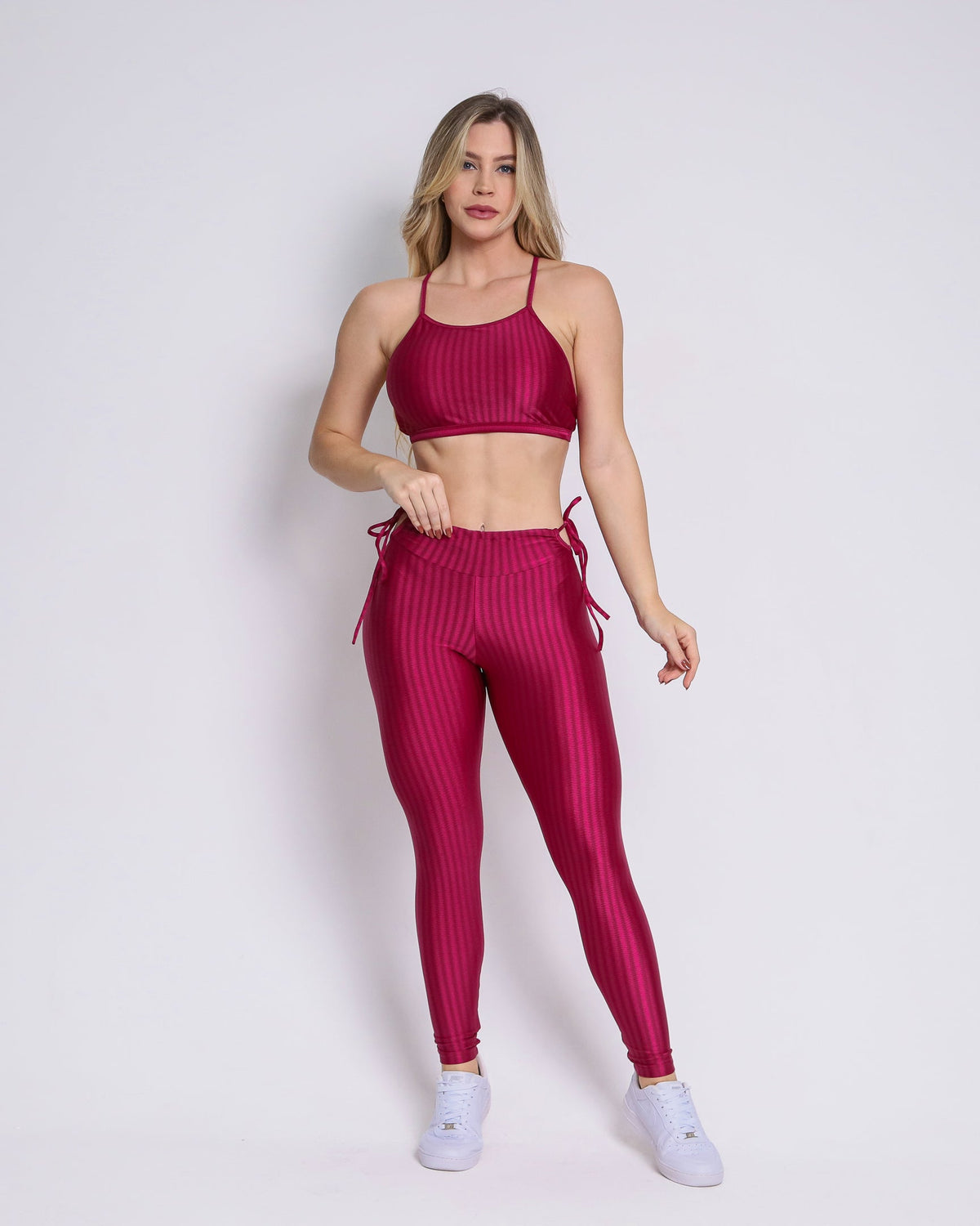 Conjunto Legging Empina Bumbum Cirre + Top Paula