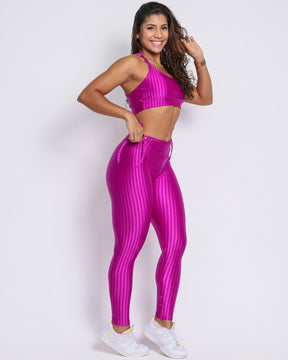 Conjunto Legging Empina Bumbum Cirre + Top Tai