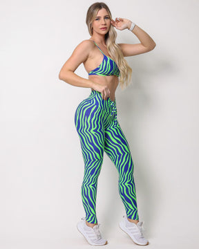 Conjunto Legging Empina Bumbum Savana + Top Angie