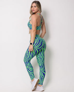 Conjunto Legging Empina Bumbum Savana + Top Naty