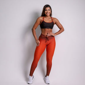 Conjunto Legging Empina Bumbum Degradê + Top Lu