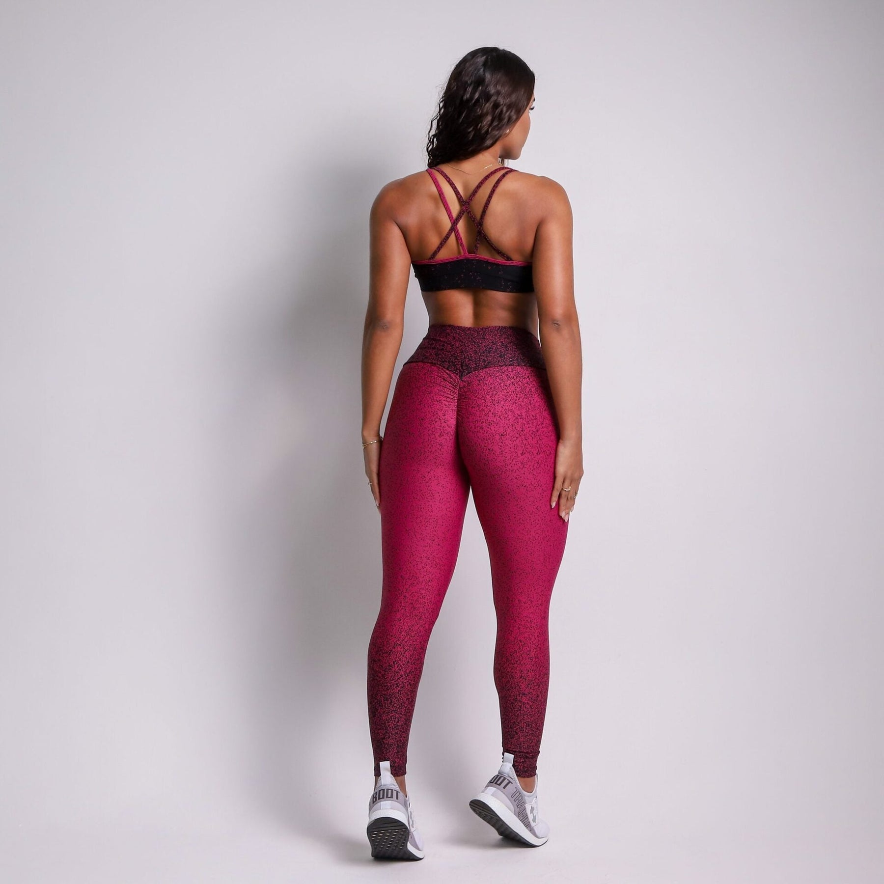 Conjunto Legging Empina Bumbum Degradê + Top Lu