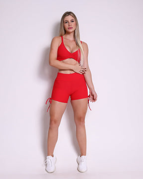 Conjunto Short Básico Cross Textura Soft + Top Vivi