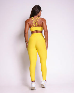 Conjunto Legging Básico Cós Cruzado Light + Top Lu