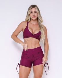 Conjunto Short Básico Cross Bolhas + Top Vivi