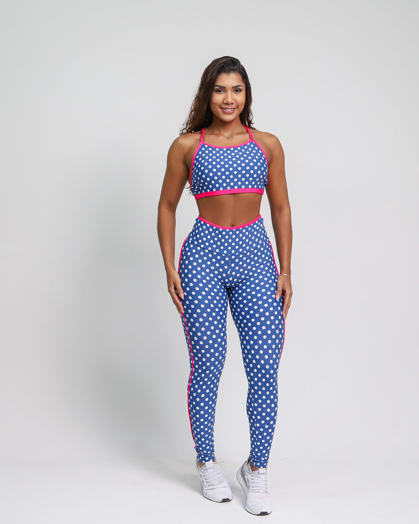 Conjunto Legging Empina Bumbum Vivo Estampa + Top Paula