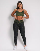 Conjunto Legging Empina Bumbum Degradê + Top Lu