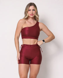 Conjunto Short Empina Bumbum Ajuste + Top Paloma