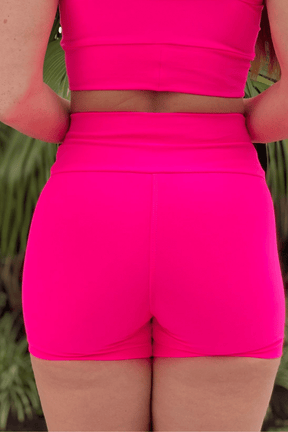 Conjunto Fitness Alpaca Rosa Pink Top + Calça ou Shorts